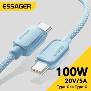 Essager 100W USB Type C To USB C Cable PD Fast Charging Cable Wire For iPhone 16 - Picture 1 of 10