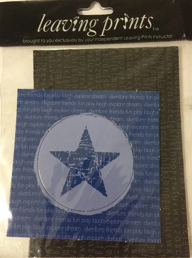 STAR AGLOMERADO Troquelado (4 piezas) Hojas Impresiones•Alfabeto•Risas•Dream Explore •Marco•• Foto 1 de 1