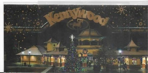 MODERN KENNYWOOD PARK AMUSEMENT PARK CHRISTMAS CARD #1~PITTSBURGH,PA - Picture 1 of 2