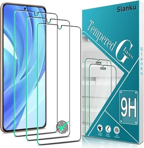 "Samsung Galaxy S21 Screen Protector Tempered Glass Anti-Fall 9H Clear Saver 3Pc - Picture 1 of 8