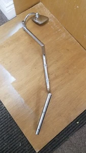 MOTORCYCLE 22MM CHROME HANDLEBARS, WITH ENDBAR SINGLE ADJUSTABLE MIRROR. - Picture 1 of 10