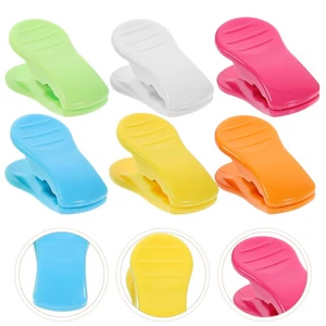 6pcs Plastic Clips Small Clothespins Food Snack Bag Sealing Clips Fixing Clamps - Picture 1 of 12