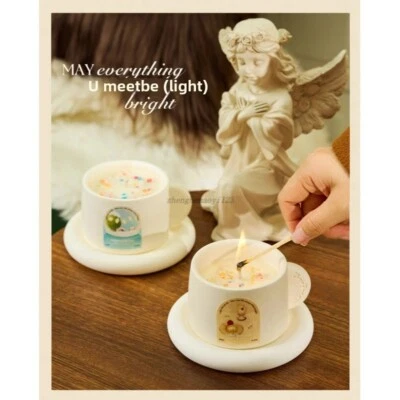 Taza vela hecha a mano - 120g velas perfumadas amigables Foto 1 de 4