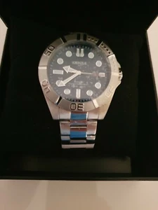 Orologio da uomo Kienzle Diver argento-blu 90507 orologio subacqueo acciaio inox blu Miyota 2115 - Foto 1 di 5
