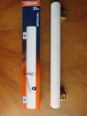 WERTIGE METALLSOCKEL OSRAM LINESTRA 35W S14s OPAL weiß SPC. LIN 1603 Linienlampe - Bild 1 von 4