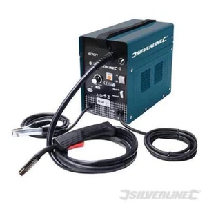 Saldatrice a filo continuo senza gas 60 - 120 A Turbo Mig Silverline - Foto 1 di 1