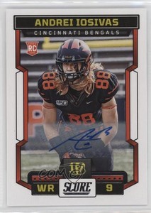 2023 Score Rookies Signatures Andrei Iosivas #367 Rookie Auto RC