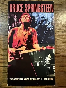 Bruce Springsteen The Complete Video Anthology 1978-2000 VHS Classic Rock 2001 - Picture 1 of 6
