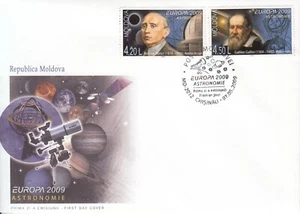 Moldova.2009 EUROPA CEPT.Astronomy. FDC - Picture 1 of 1