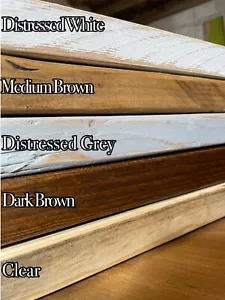 Tablero de andamios estante rústico | Estantes de madera hechos a mano | Colgante de pared - Imagen 1 de 14