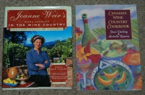 Lot 2 Joanne Weir's More Cooking & Canada's Wine Country Recipes Cookbooks - Picture 1 of 8