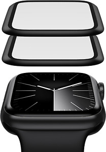 2 Pack for Apple Watch Series 9/8/7 45Mm Screen Protector, Titanium Alloy Frame