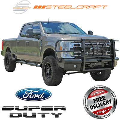 Steelcraft Front Bumper Guard for 2023 2024 Ford F250 F350 F450 F550 SuperDuty - Image 1 of 2