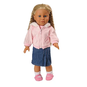 Today's Girl 6 Pc Out for the Day Clothing Set with Skirt and Hoodie for 18-in D - Picture 1 of 3