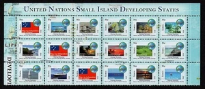 SAMOA, SCOTT #1182 MNH WITH TOP BLOCK UNITED SMALL ISLAND DEVELOPING STATES 2014 - Picture 1 of 1