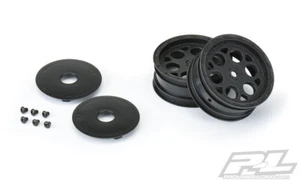 Pro-Line 2782-03 Showtime 2.2" Sprint Car 12mm Hex Front Black Wheels (2) - Picture 1 of 5