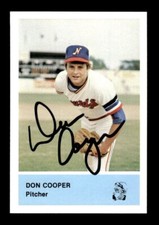 DON COOPER SIGNED 1980 NASHVILLE SOUNDS ON-CARD AUTO