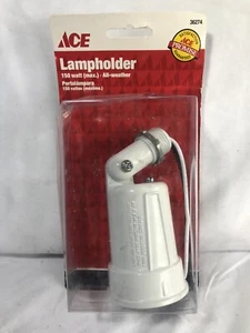 ACE Hardware 36274 Portalampada singolo per tutte le stagioni - Bianco - Foto 1 di 6