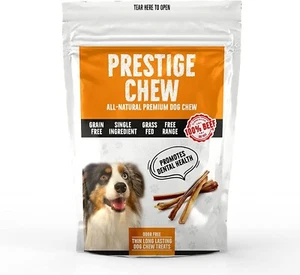6 Pack 6 Inches Bully Sticks - Natural Beef Stick for Dogs Tasty Dental Treats - Picture 1 of 6