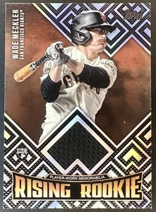 2024 Topps Update Wade Meckler Rising Rookie Relic #RRR-WM San Francisco Giants - Picture 1 of 3