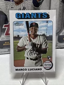 2024 Topps Heritage - White Border #391 Marco Luciano - Picture 1 of 3