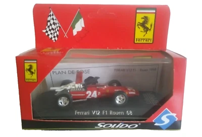 FERRARI V12 F1 ROUEN 68 SOLIDO 1/43 - Immagine 1 di 3