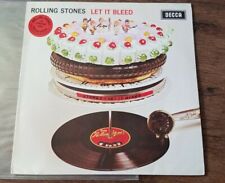 The Rolling Stones Let It Bleed Red Vinyl LP (1969 Decca, 6835 204 Holland) RARE