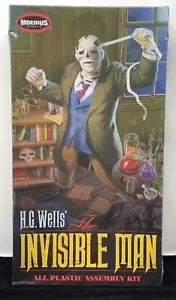 2019 MOEBIUS MODELS H G WELLS THE INVISIBLE MAN ALL PLASTIC ASSEMBLY KIT MISB - Picture 1 of 6