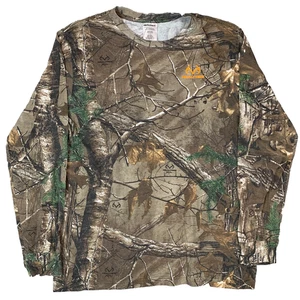 Realtree Camouflage Hunting Long Sleeve T Shirt Size Men's Large - Picture 1 of 14