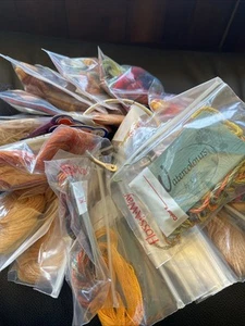 Lot 50 Needlepoint Embroidery Thread Watercolors By Caron Dmc Cotton Rayon Mix - Picture 1 of 7
