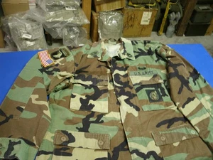 BDU HEMD/MANTEL ARMY COMBAT HOT WEATHER SIZE MEDIUM REGULAR FLAG 101 ST A/B DIV - Bild 1 von 13