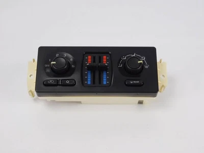 ✅ 03 - 09 Chevrolet GMC Temperatura Climatizador Calefacción Interruptor Unidad OEM Foto 1 de 4