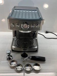 Máquina de café espresso Bella Pro Series 19 bares, acero inoxidable modelo 90166 (como nueva) - Imagen 1 de 5
