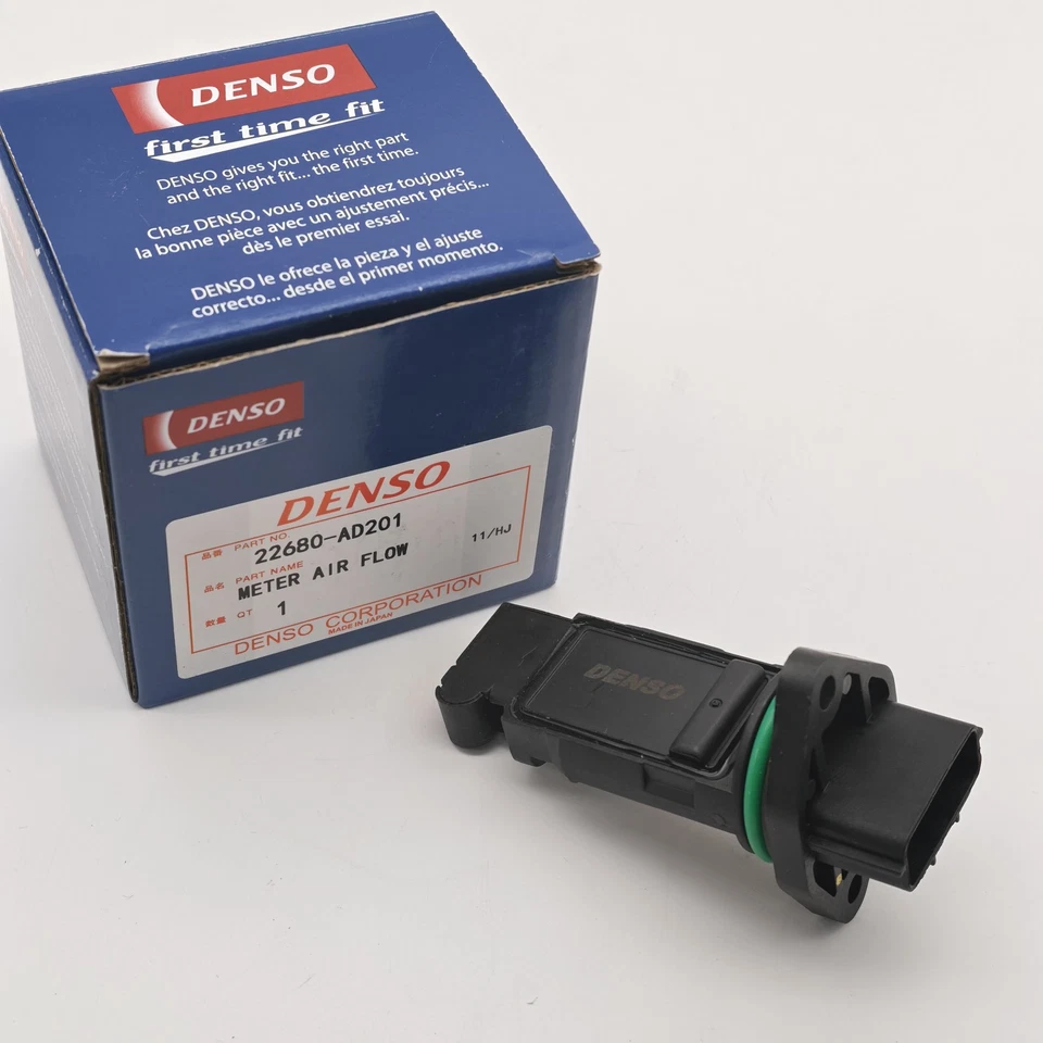 DENSO 22680-AD201 Mass Air Flow Meter Sensor For Nissan Maxima Infiniti Subaru — 第 1/4 张图片