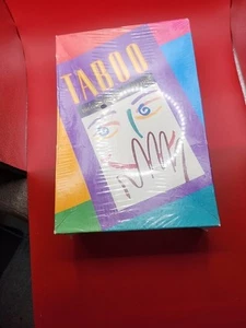 Vintage 1989 Taboo Board Game Of Unspeakable Fun Milton Bradley Complete - Picture 1 of 5