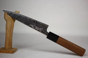 Yasunori Nami AUS10 Petty knife 135 mm walnut handle with Saya cover USA - Picture 1 of 6