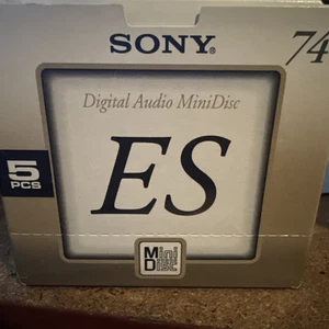 Sony (5) Premium 74 Min ES MiniDisc Espacios en Blanco Sellado MDW74M NUEVO Hecho en Japón - Imagen 1 de 3