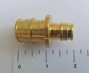 1 Stück PASSFORM 1/2 x 3/4" Pex A Kupplung, Dehnungsreduzierkupplung 29-5-5 = 1 - Bild 1 von 5