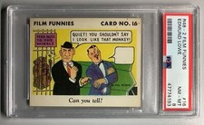 1935 R48 - 1 FILM FUNNIES #16 EDMUND LOWE, PSA 8 NM-MT (MISLABELED "R48 - 2")