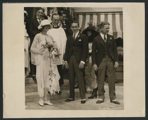 1922 Charlie Chaplin & United Artist Stars Marilyn Miller & Jack Pickford Photo - Picture 1 of 2