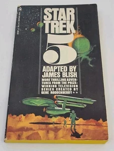 Star Trek 5 by James Blish 1972 Vintage Paperback Sci-Fiction Bantam Book - Picture 1 of 5