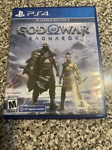 God of War Ragnarok - Sony PlayStation 4 Game Ps4 W/ Unused DLC Fast Ship