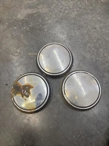 Ford Pinto Maverick dog dish hubcaps set of 3 - Picture 1 of 5