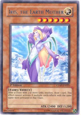 CDIP EN025 1ST EDITION 1X IRIS THE EARTH MOTHER RARE CARD - Image 1 of 2