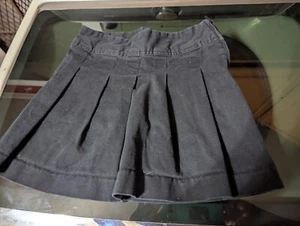 Wonder Nation Girls Black Knit School Uniform Pleated Scooter Skort Size 6 - Picture 1 of 3