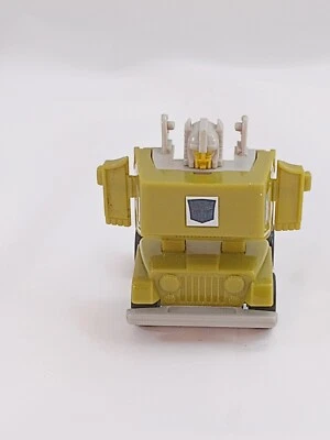 Vintage 1986 G1 Hasbro Takara Throttlebot Rollbar Green Jeep Transformer - Image 1 of 4