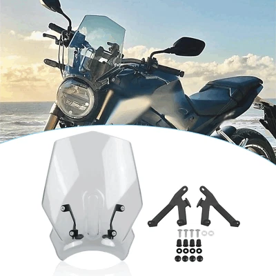 Front Windscreen Windshield Wind Deflectors For Honda CB650R CB 650R 2024+ Grey Foto 1 de 4