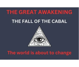 Donald Trump Q Flagge einseitig. Make America Great Again! - Bild 1 von 2