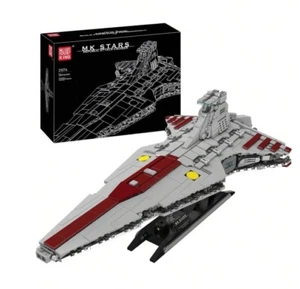 Mould King 21074 Attack Cruiser Star Destroyer Starship Building Block Toy UCS - Picture 1 of 6
