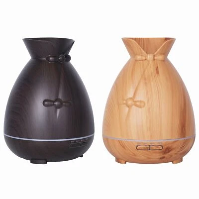 Essential Oil Diffuser 550ml 12 Hours Wood Grain Aroma Diffuser Timer Cool Mist - Image 1 of 4